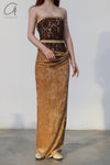 OUDE WAAG Core Velvet New Sleeping skirt OW-23SS-SK05 Ginger